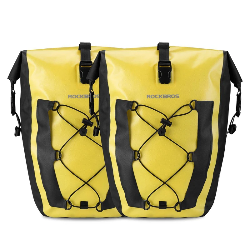 ROCKBROS 100% Wasserdichte Transporttaschen mit Netztasche 27L