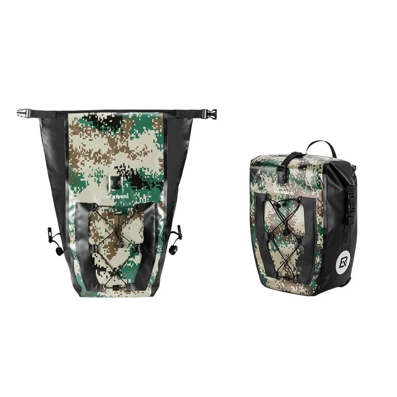 ROCKBROS 100% Wasserdichte Transporttaschen mit Netztasche 27L
