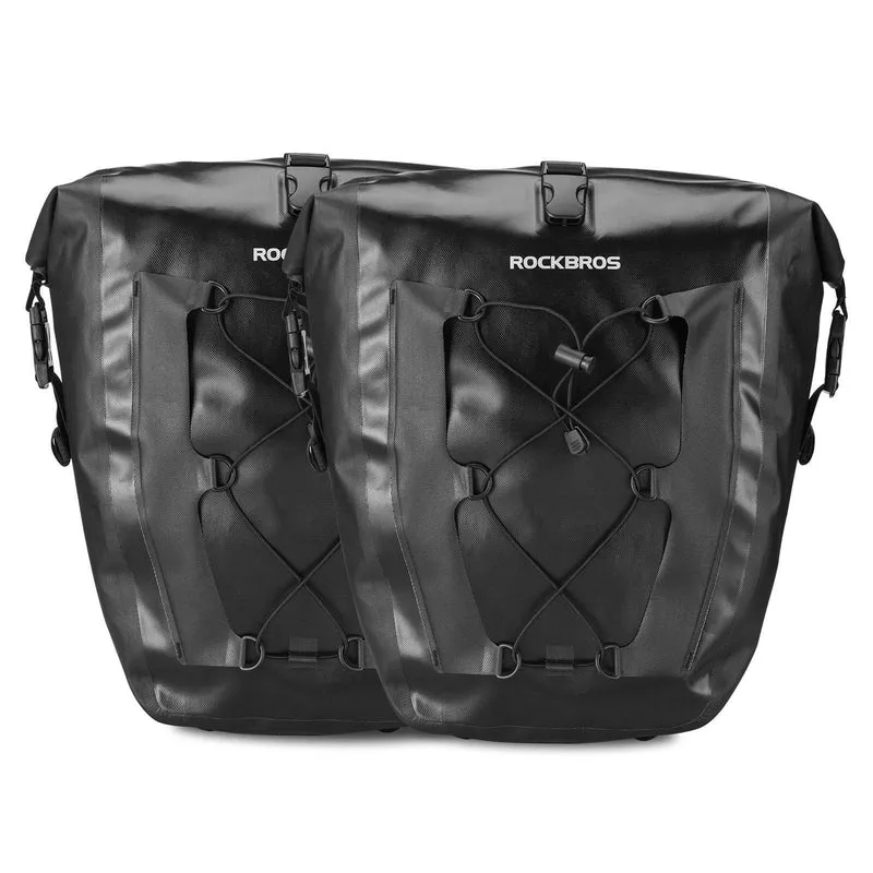 ROCKBROS 100% Wasserdichte Transporttaschen mit Netztasche 27L