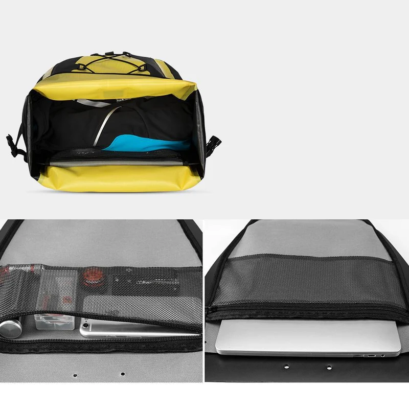 ROCKBROS 100% Wasserdichte Transporttaschen mit Netztasche 27L