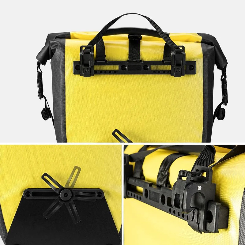 ROCKBROS 100% Wasserdichte Transporttaschen mit Netztasche 27L