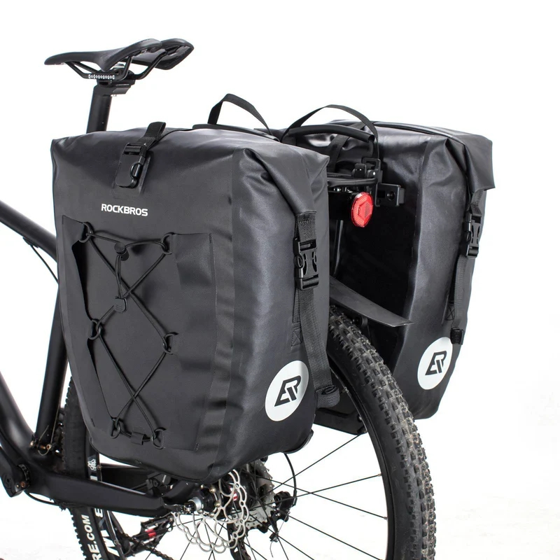ROCKBROS 100% Wasserdichte Transporttaschen mit Netztasche 27L