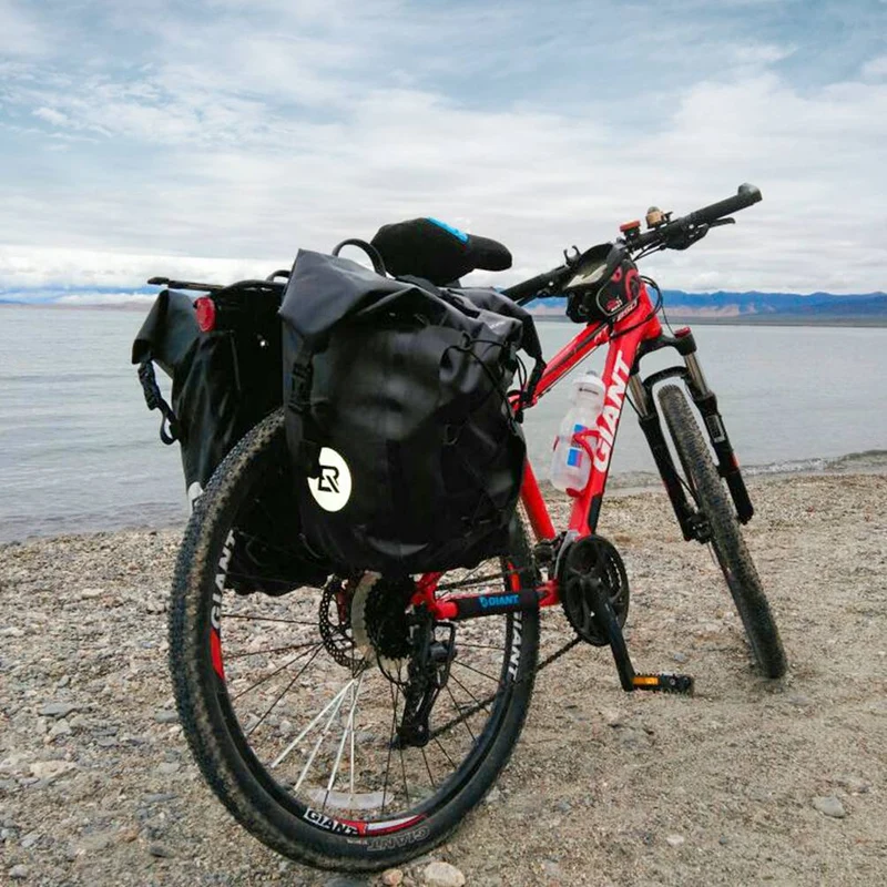 ROCKBROS 100% Wasserdichte Transporttaschen mit Netztasche 27L