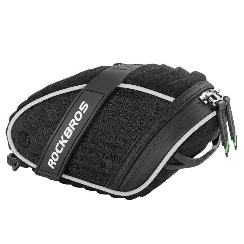 ROCKBROS Satteteltaschen Fahrradsitz Taschen mit Rücklichthalter 1L