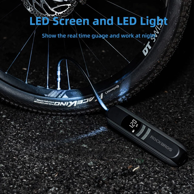 A10 Fahrradpumpe Elektrisch Luftpumpe 150PSI