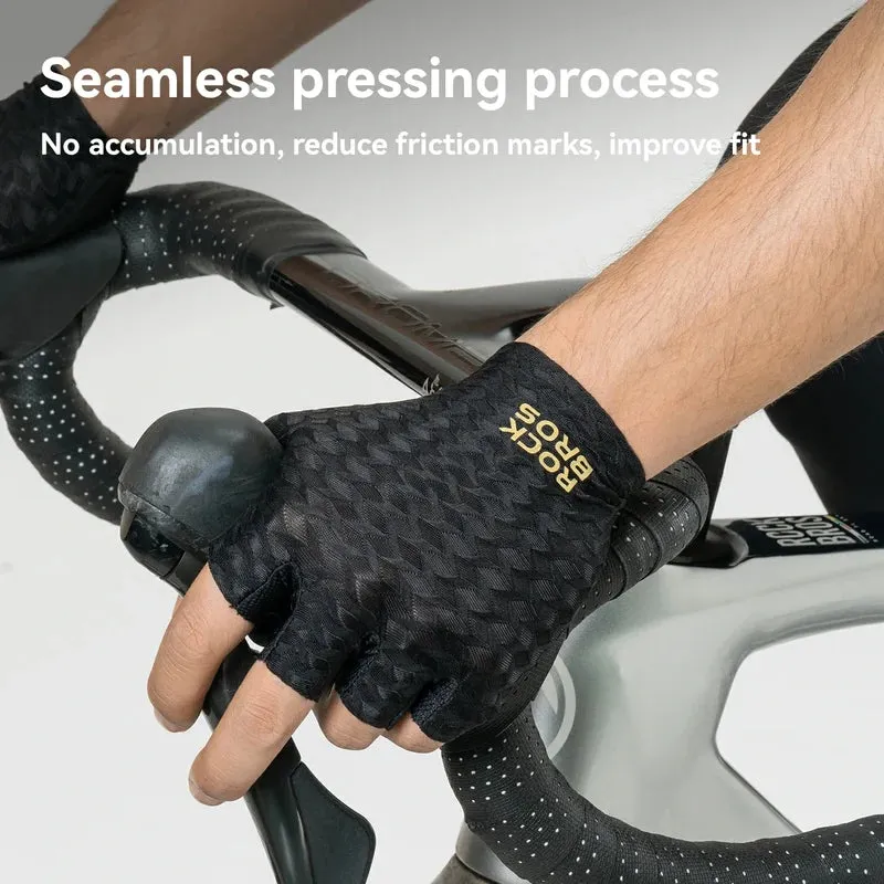 S427 Padded Half Finger Bike Gloves