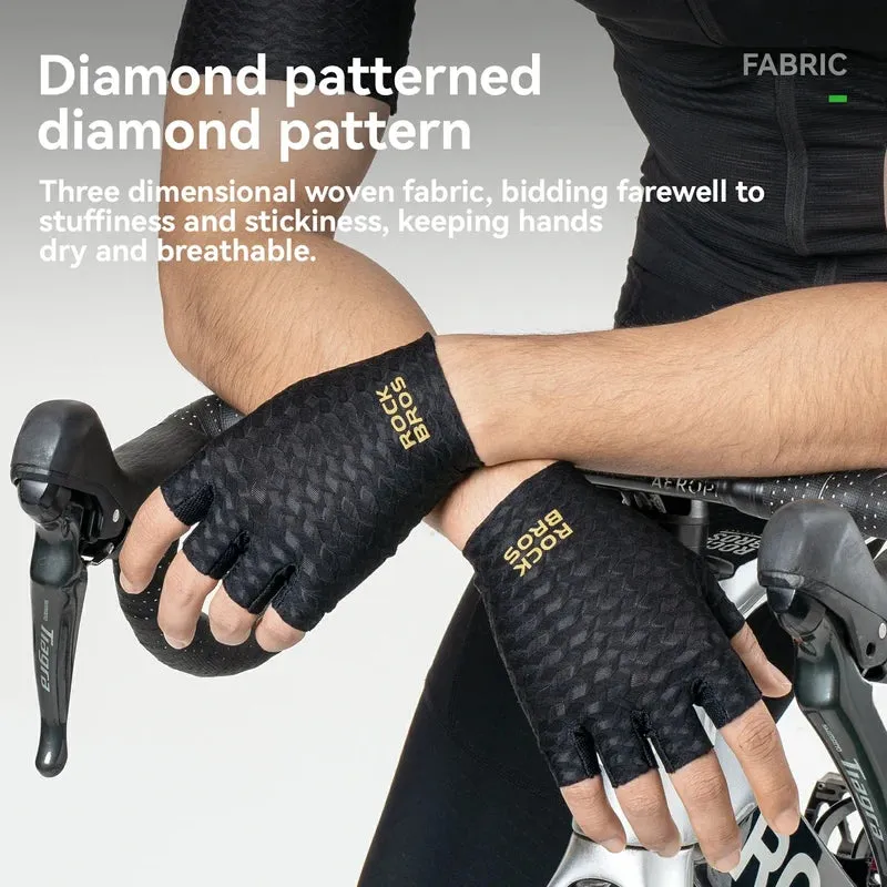 S427 Padded Half Finger Bike Gloves