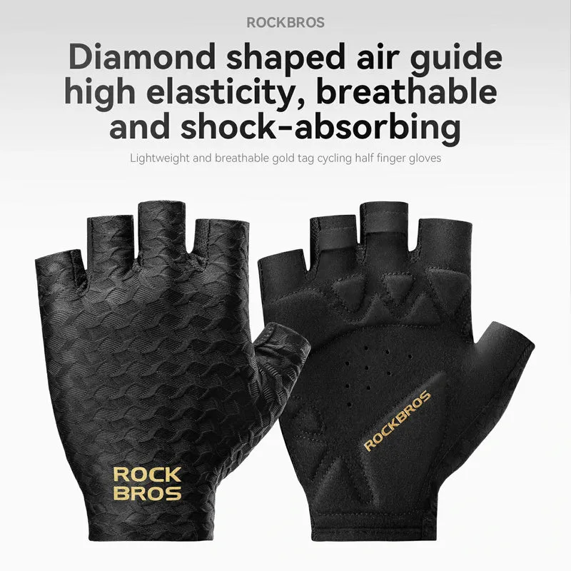S427 Padded Half Finger Bike Gloves