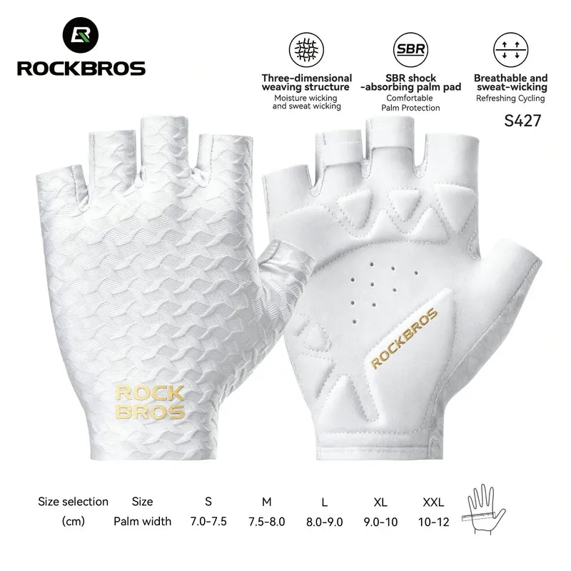S427 Padded Half Finger Bike Gloves