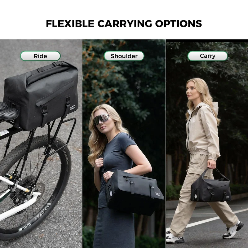 RideMate Bike Rear Rack Bag-16L