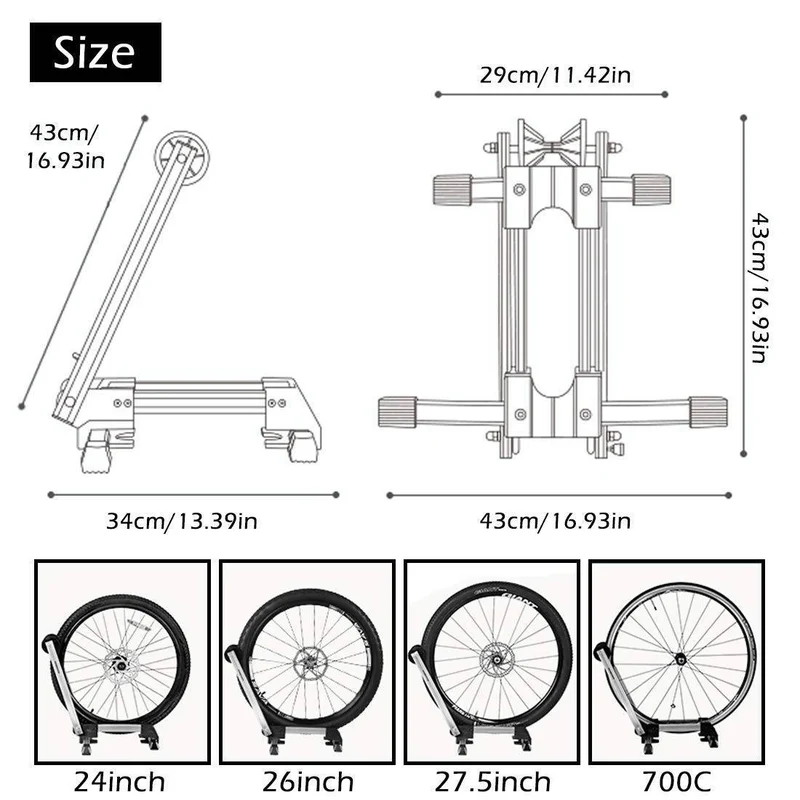ROCKBROS Fahrradständer Hinterradständer Faltbar aus 알루미늄