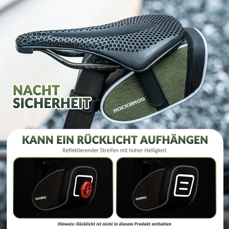 ROCKBROS Satteltaschen Wasserabweisend Werkzeugtasche 2024 neuer Stil