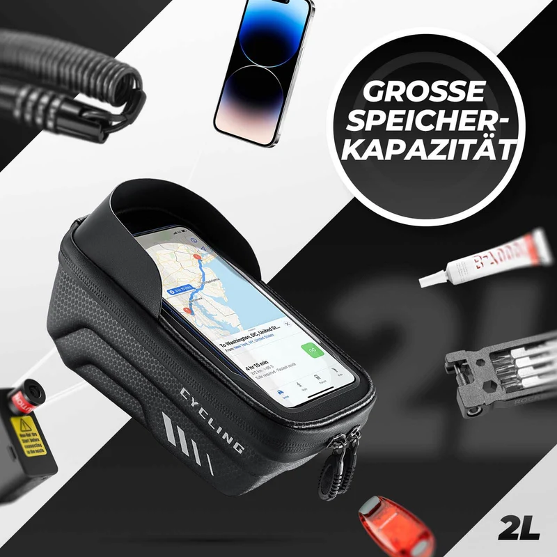 ROCKBROS Fahrrad Handytasche Handyhalterung 및 터치스크린 6.7 Zoll