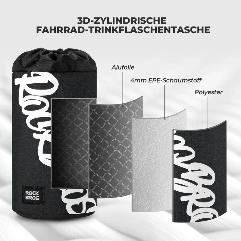 Fahrrad Lenkertasche 미니 1L for Trinkflaschen Ø9 cm