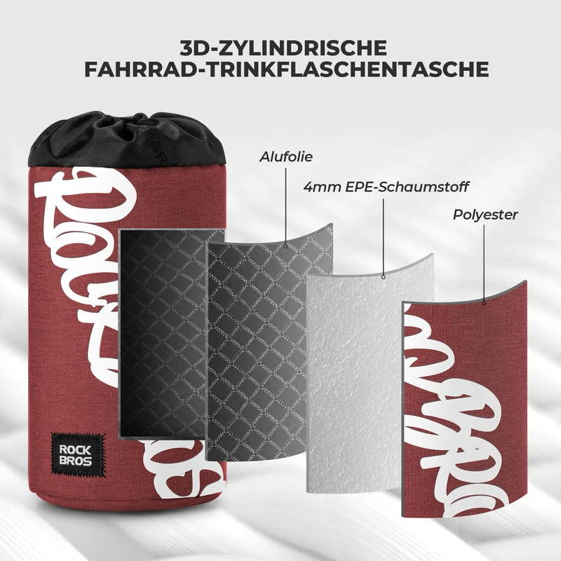 Fahrrad Lenkertasche 미니 1L for Trinkflaschen Ø9 cm
