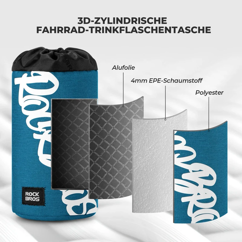 Fahrrad Lenkertasche 미니 1L for Trinkflaschen Ø9 cm
