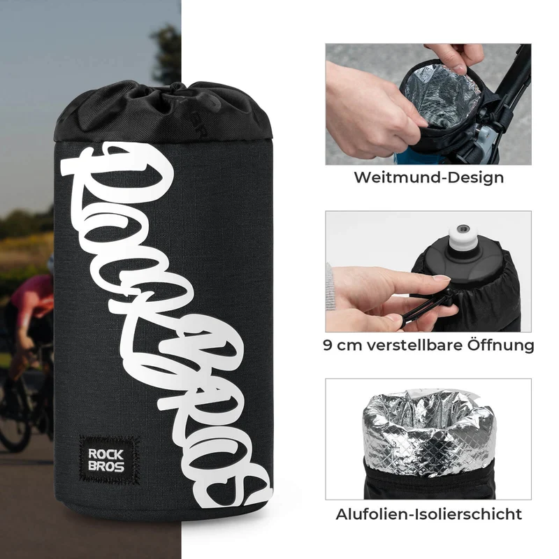 Fahrrad Lenkertasche 미니 1L for Trinkflaschen Ø9 cm