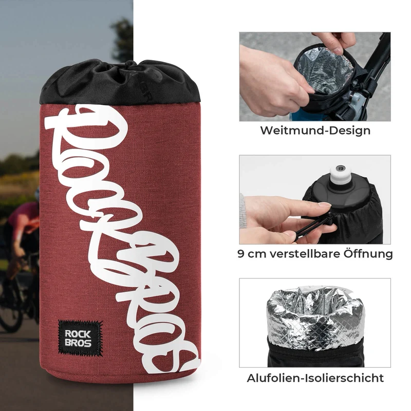 Fahrrad Lenkertasche 미니 1L for Trinkflaschen Ø9 cm