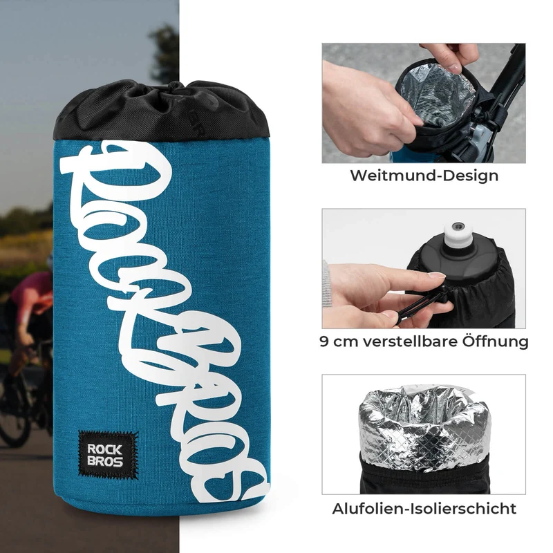 Fahrrad Lenkertasche 미니 1L for Trinkflaschen Ø9 cm