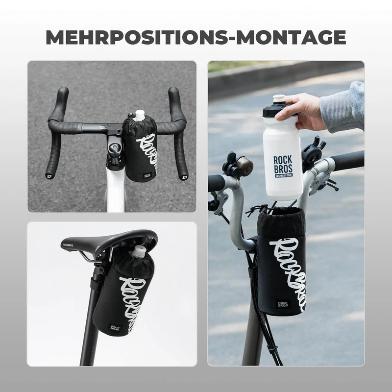 Fahrrad Lenkertasche 미니 1L for Trinkflaschen Ø9 cm