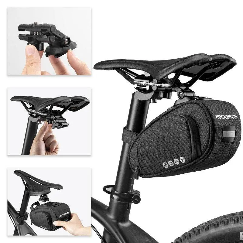 ROCKBROS Satteltasche mit Schnellverschluss 1L for MTB Rennrad Faltrad