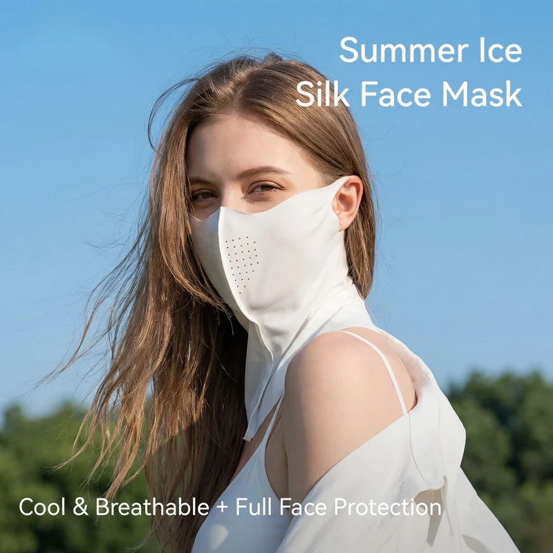 Ice Silk Sun Protection Face Mask