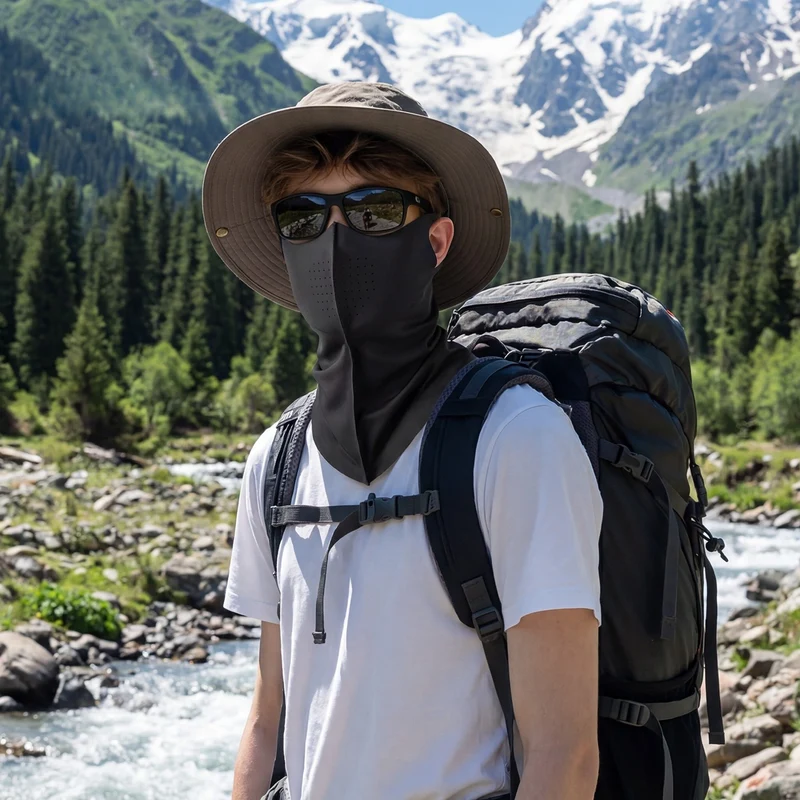 Ice Silk Sun Protection Face Mask