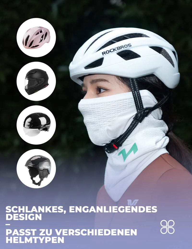 TVI Damen Winter Halbe Sturmhaube Warme Ski Mask Halstuch Winddichte Atmungsaktive