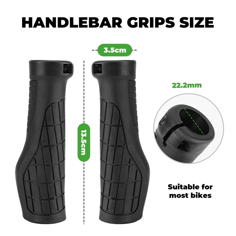 Shock-Absorbing Gel Bike Grips