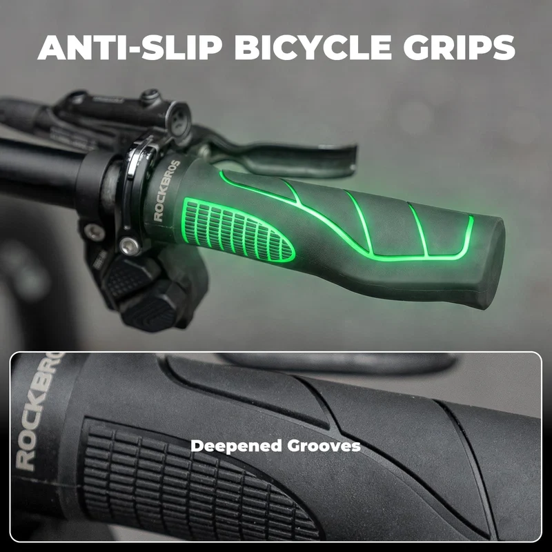 Shock-Absorbing Gel Bike Grips