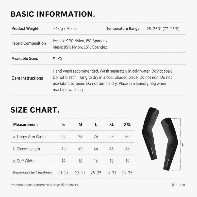 Ice Silk Seamless Sun Protection Arm