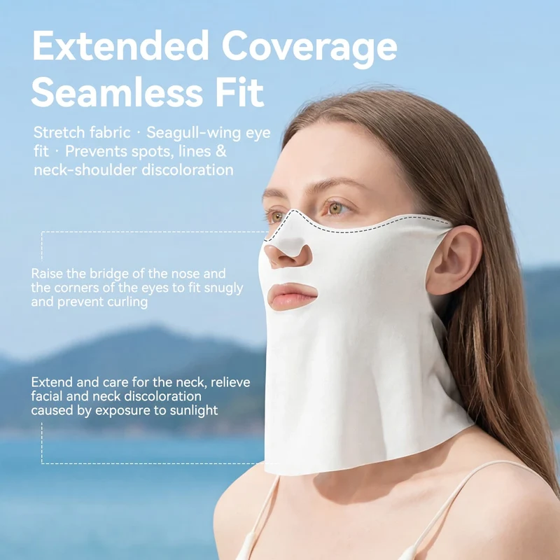 Ice Silk Sun Protection Face Mask with Vent