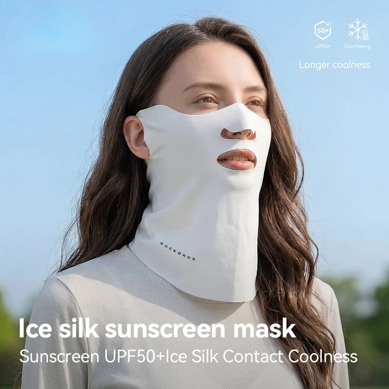 Ice Silk Sun Protection Face Mask with Vent