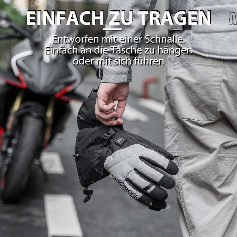 ROCKBROS 겨울 Handschuhe Beheizbare Fahrradhandschuhe mit 배터리 M-XL