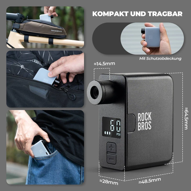 Werkzeug-Set: Elektrische Luftpumpe + Multitool