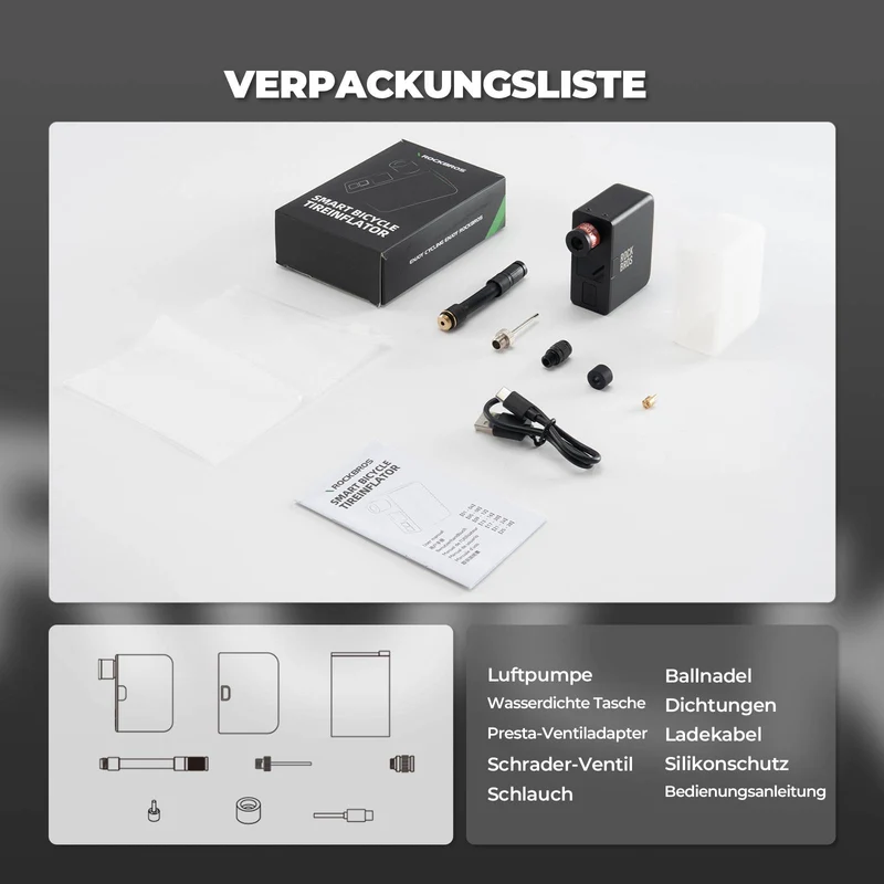 Werkzeug-Set: Elektrische Luftpumpe + Multitool