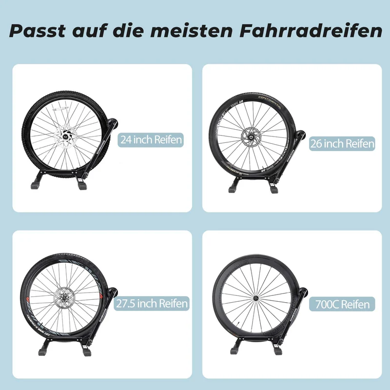 ROCKBROS Fahrradständer Faltbar aus Aluminium Einseitiger Fahrradständer