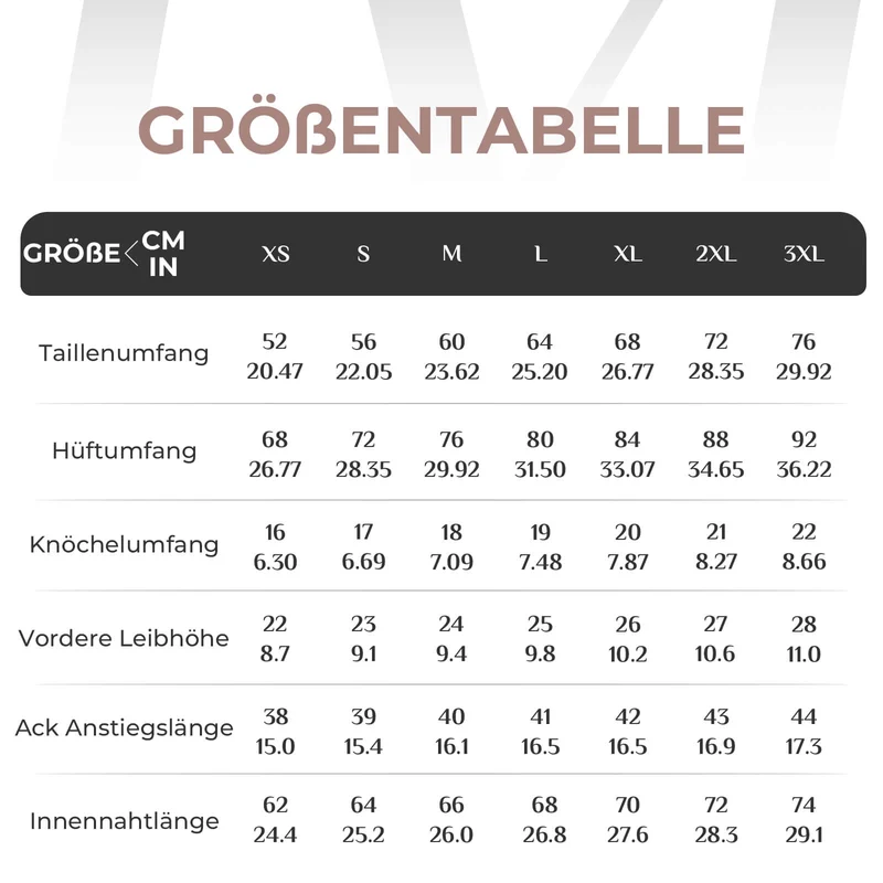 TVI Lange Fahrradhose mit Sitzpolster Atmungsaktiv Warm