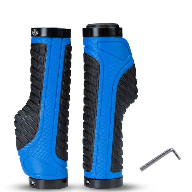 ROCKBROS Rutschfeste Fahrradgriffe aus Gummi mit MTB용 잠금 디자인