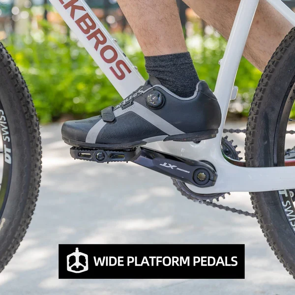 Anti-Slip Wide Nylon Comfort Bike Pedals