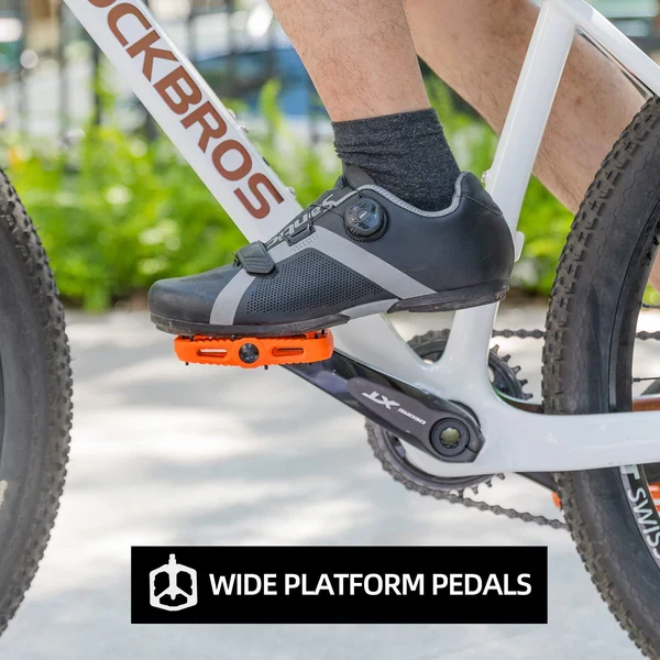 Anti-Slip Wide Nylon Comfort Bike Pedals