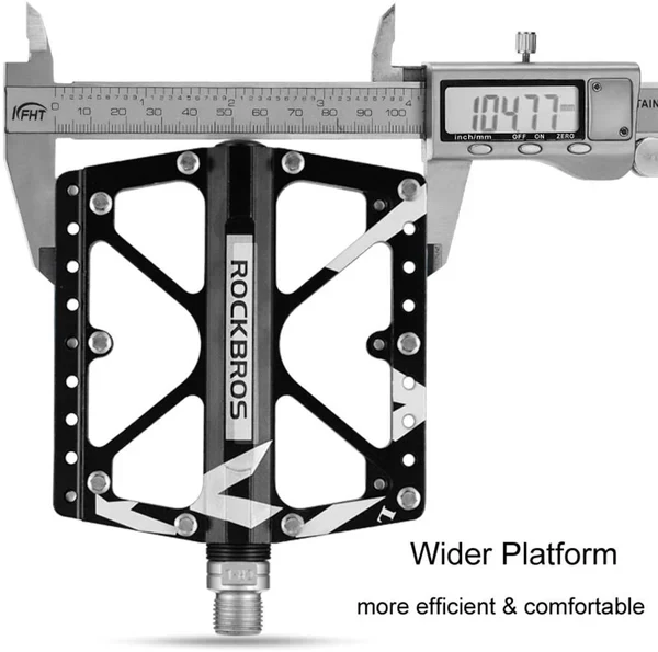Wide Aluminum Alloy MTB Pedals