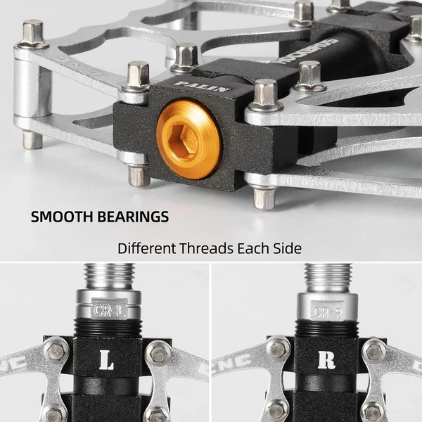 Single Bearing Aluminum Alloy Platform Pedals