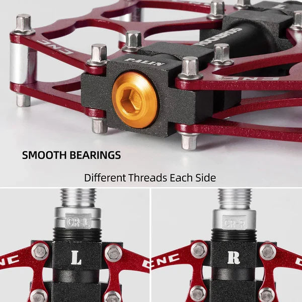 Single Bearing Aluminum Alloy Platform Pedals