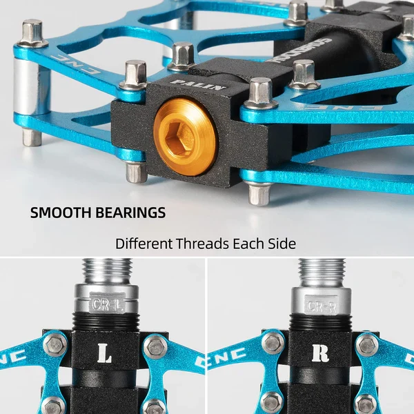 Single Bearing Aluminum Alloy Platform Pedals