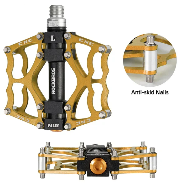 Single Bearing Aluminum Alloy Platform Pedals