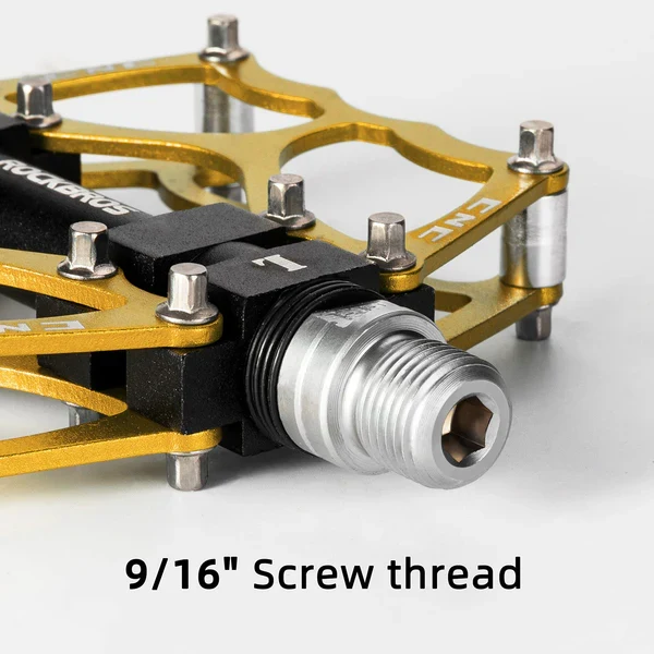 Single Bearing Aluminum Alloy Platform Pedals