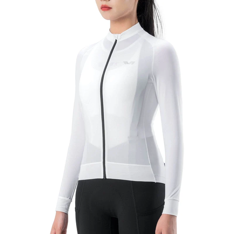 ROCKBROS TVI Damen Langarm-Radtrikot Fahrrad Jersey für MTB & Rennrad