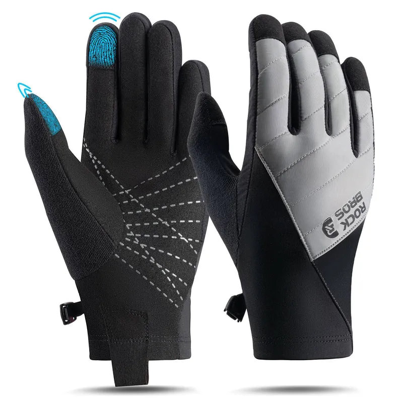 ROCKBROS Fahrradhandschuhe Winter/Herbst 볼핑거 써모 스포츠 유니섹스