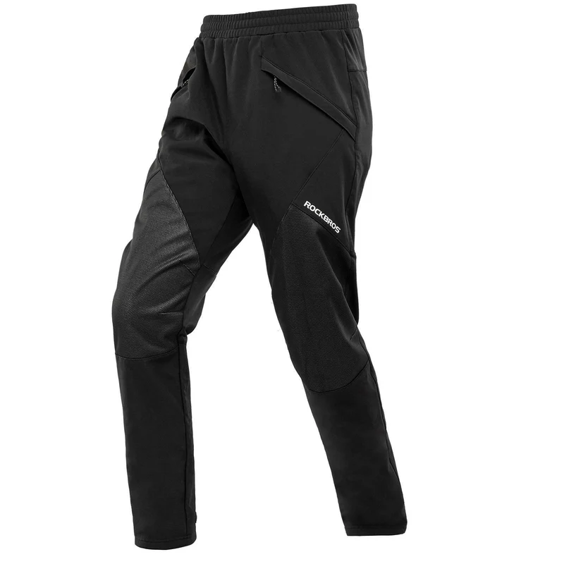 ROCKBROS Wanter Radlerhose Herren Lange Fahrradhose Warm Fleece